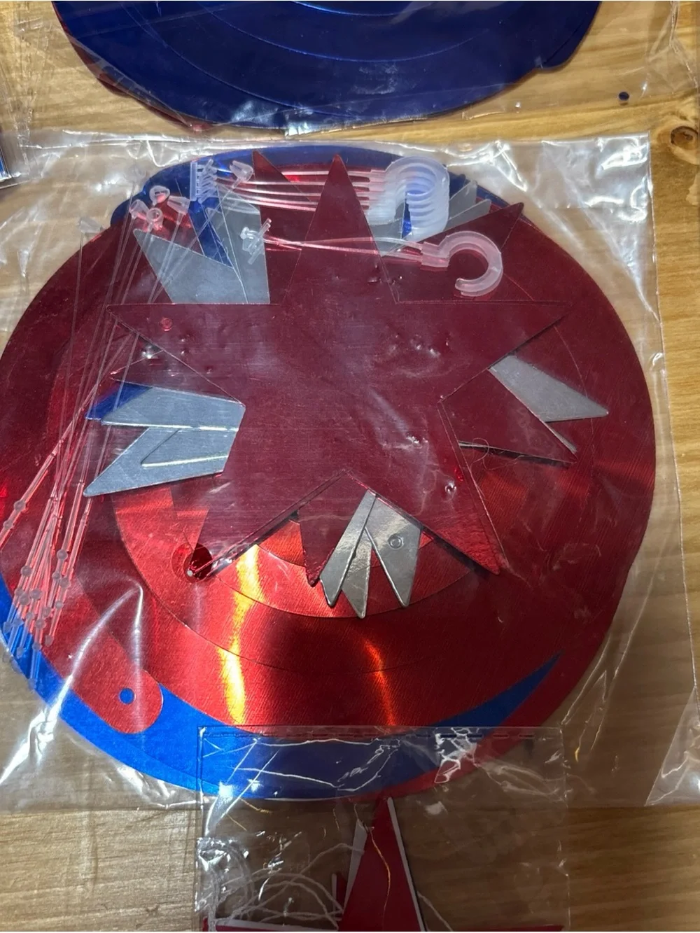 4th of July Patriotic Decorations Red White Blue Party Decor Set